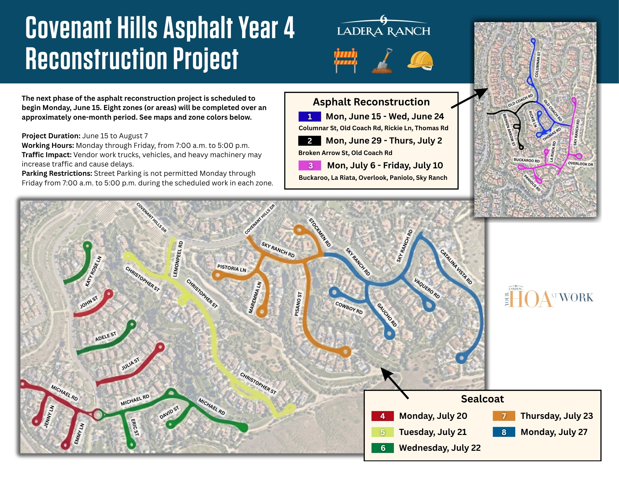 Asphalt Reconstruction Map